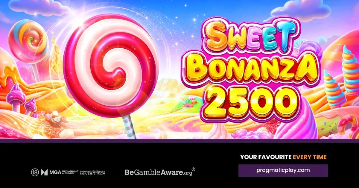 Pragmatic Play Sweet Bonanza 2500 officiel release-grafik