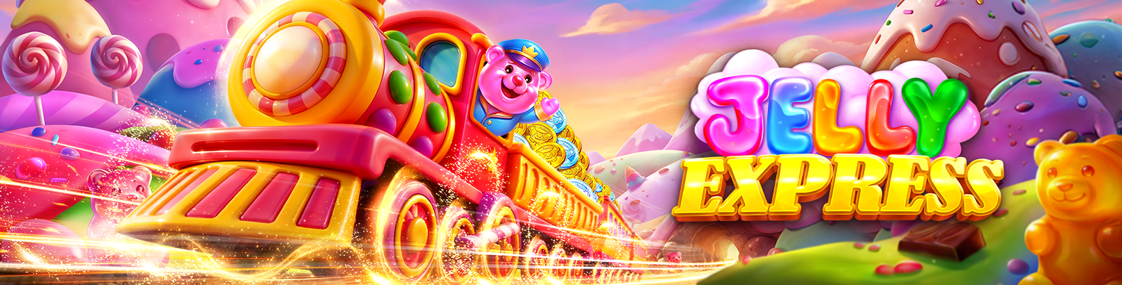 Jelly Express banner - ny Pragmatic Play slot